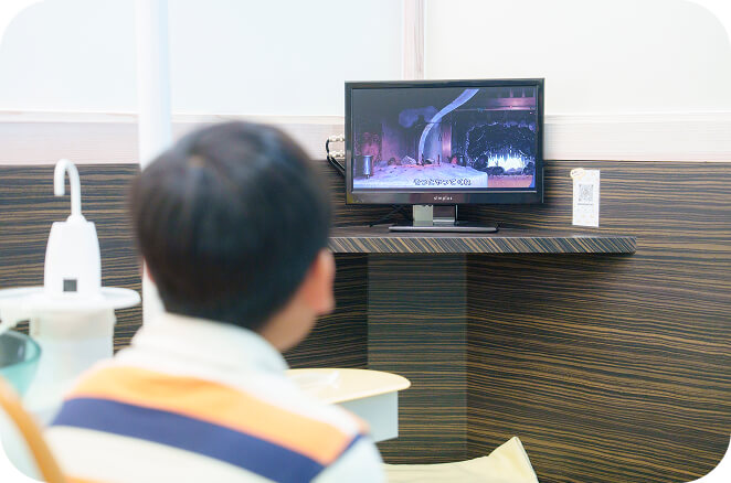 歯医者が苦手なお子さまも安心