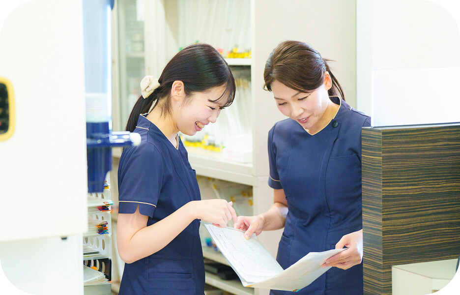 自然に助け合えるチームワーク