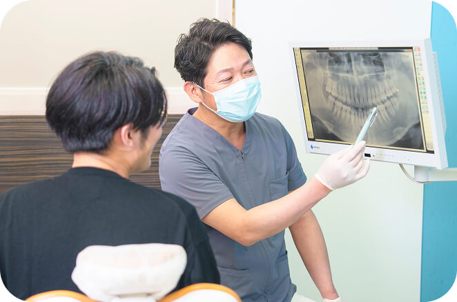 モニターを使ったわかりやすい説明